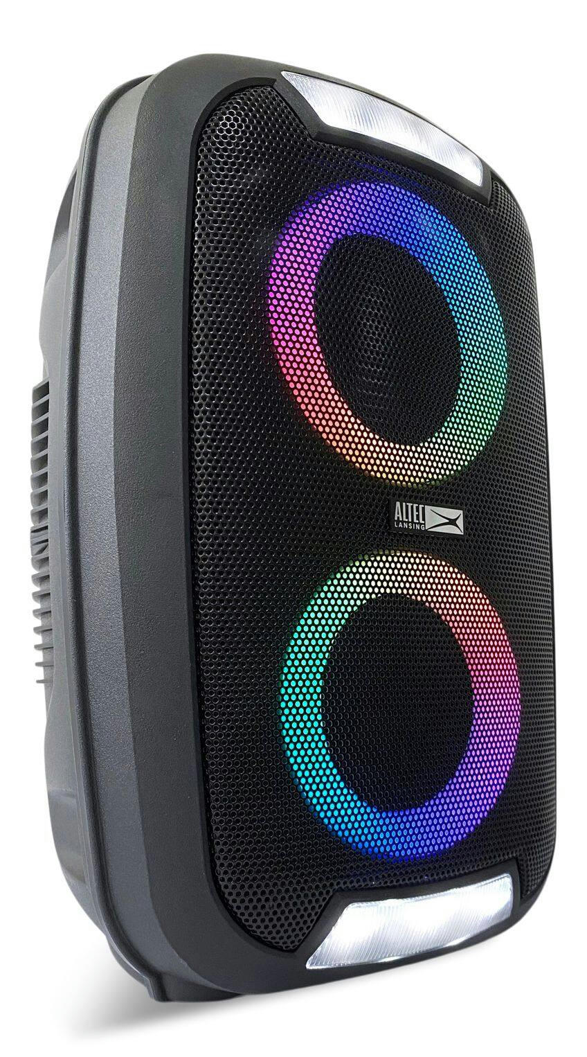 Altec Lansing Portable LED Double Speaker, 4-in, Black