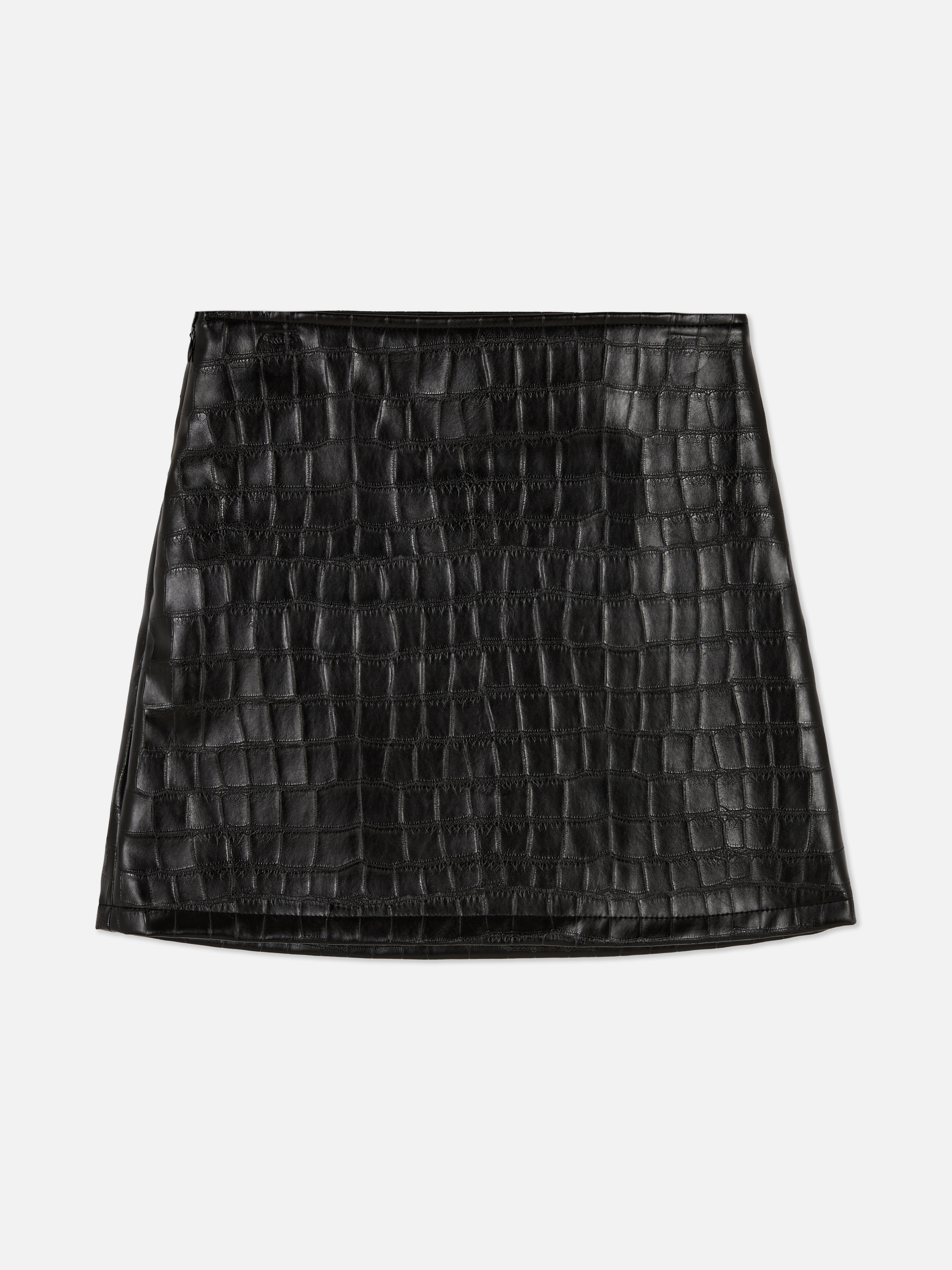 7-15yrs | Faux Croc Skirt