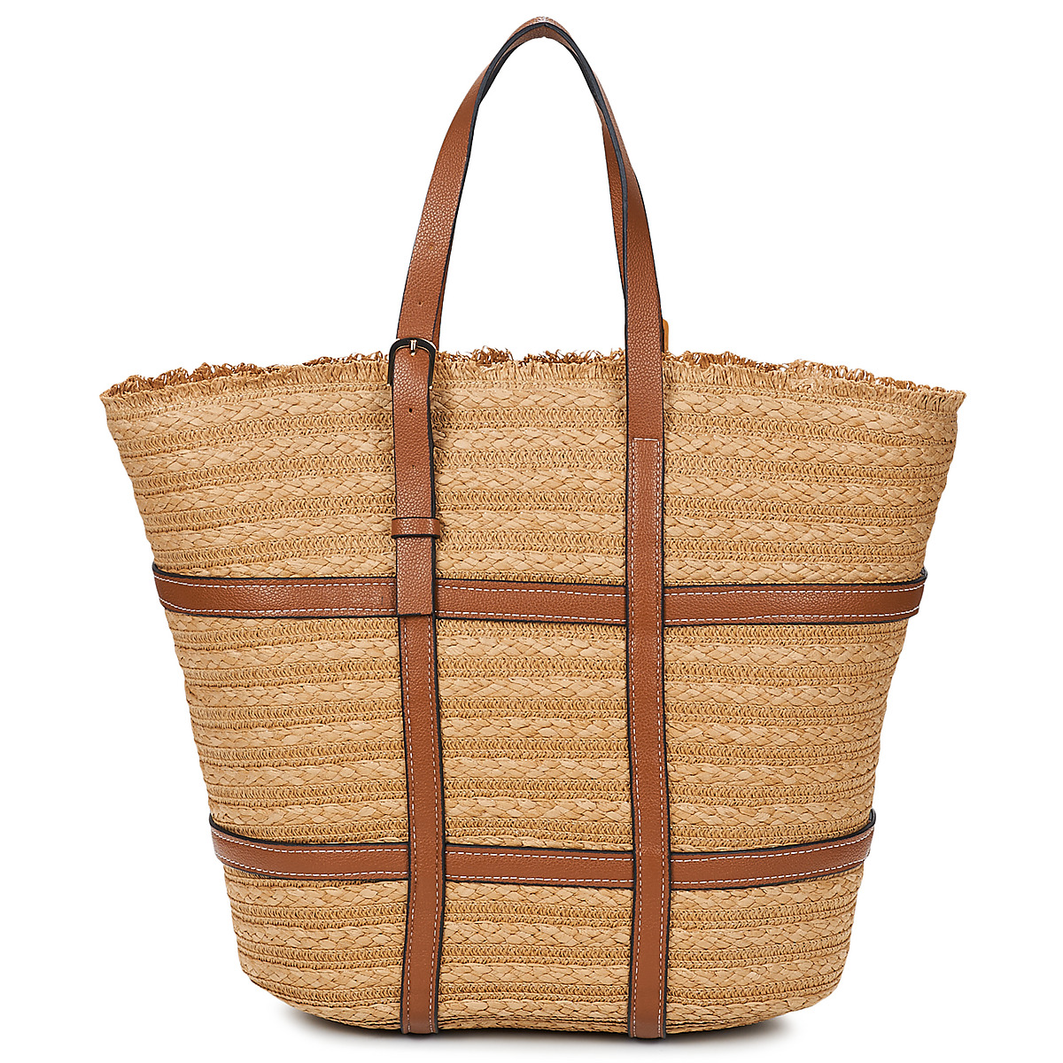 Pieces - PCKIRSTINE SHOPPER - Beige