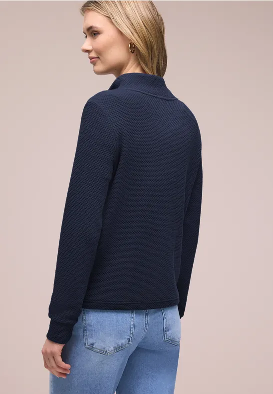 Langarm Jacke mit Turtle Neck