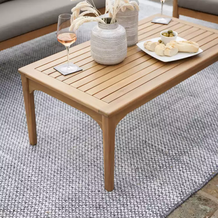 Pacific Malta 4 seater Wooden Garden Sofa Set - Natural