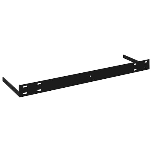 NNEVL Floating Wall Shelves 2 pcs Grey 120x23.5x3.8 cm MDF