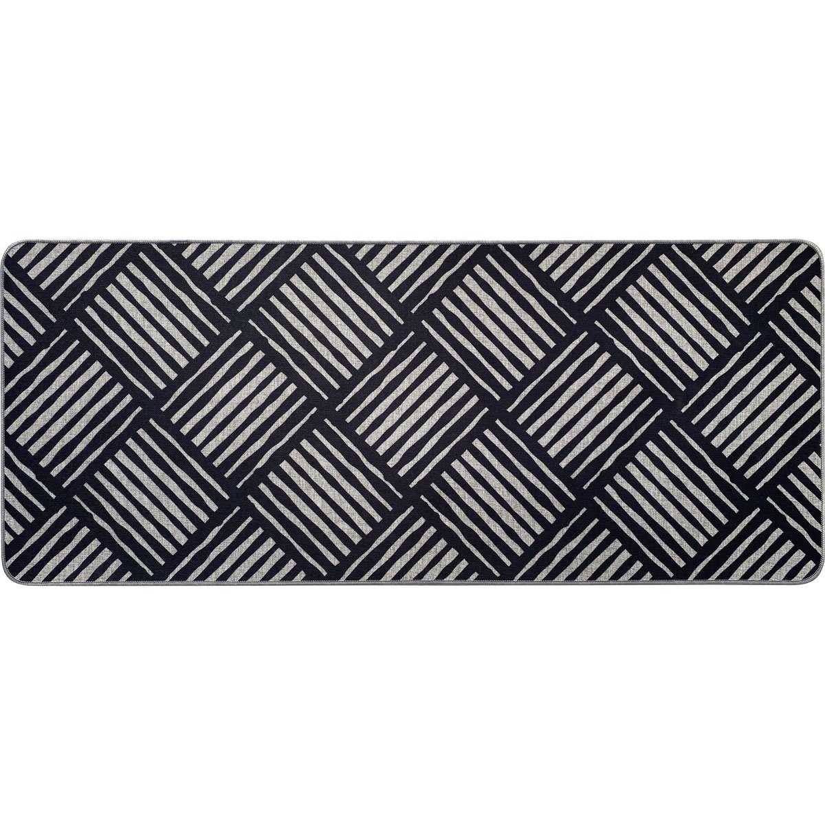 Tapete de entrada cinza ÁFRICA 50x120cm