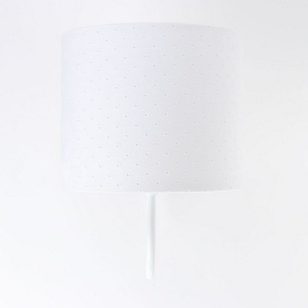 Applique jasmine bebe 20 x 20 x 27 cm Matelassé blanc intérieur blanc