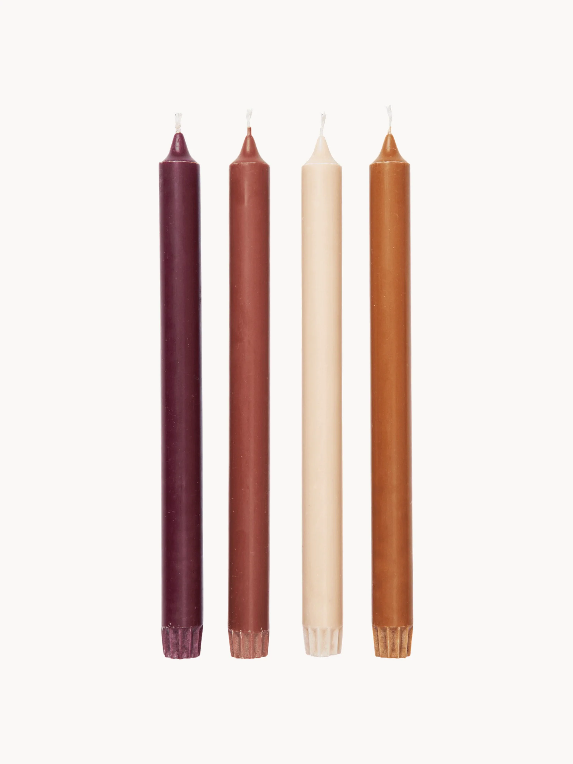 Stabkerzen Pure, 4er-Set