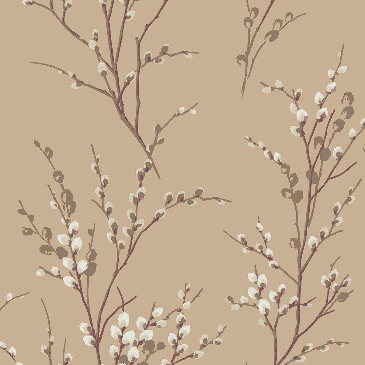 Laura Ashley Vliesbehang - Boswilg Natural - 10mx52cm