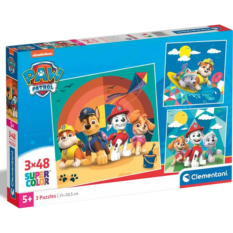 Puzzle 3er-Set Paw Patrol