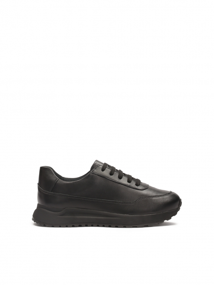 Women's black minimalist sneakers