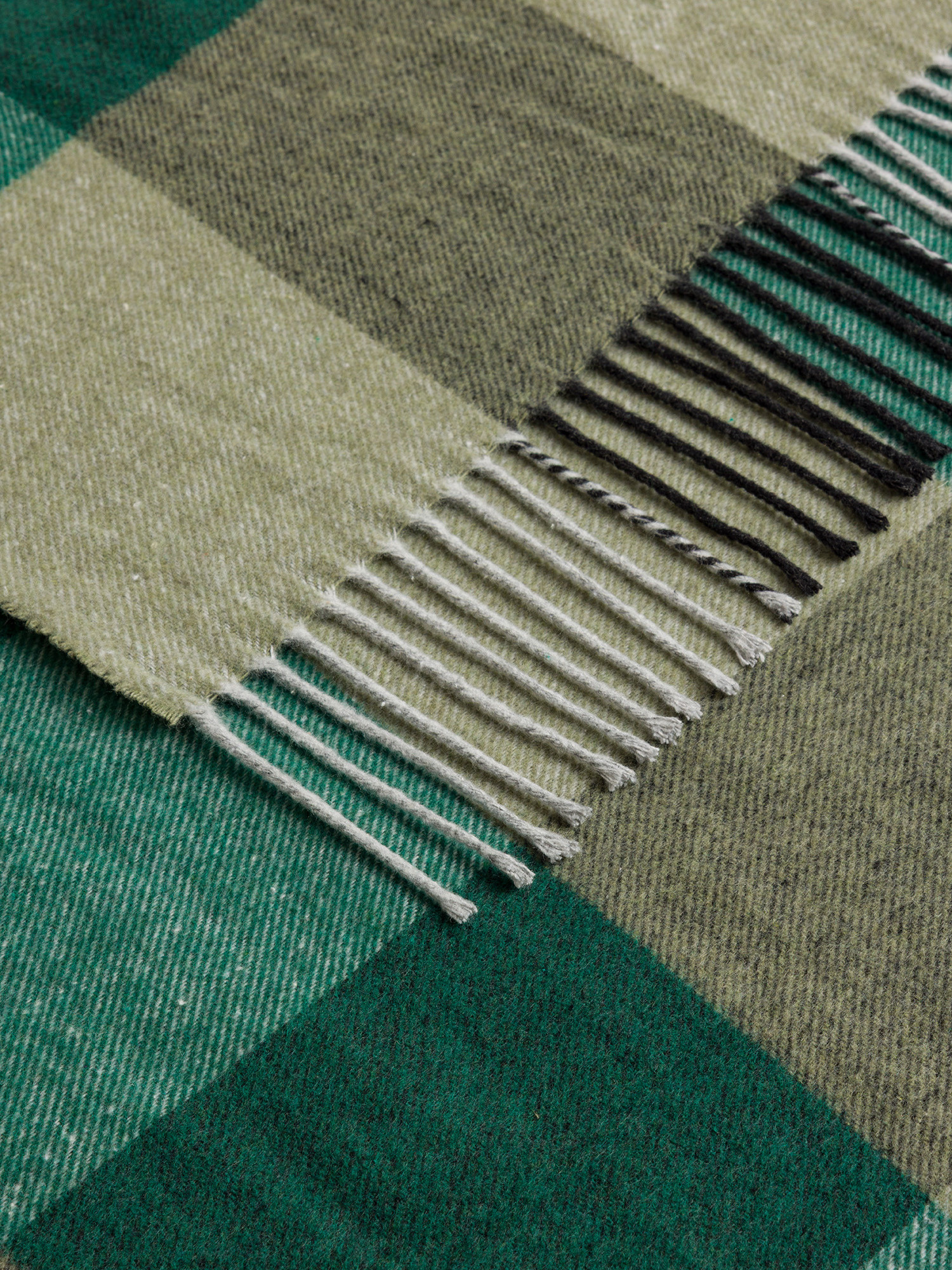 Plaid a quadri made in Italy