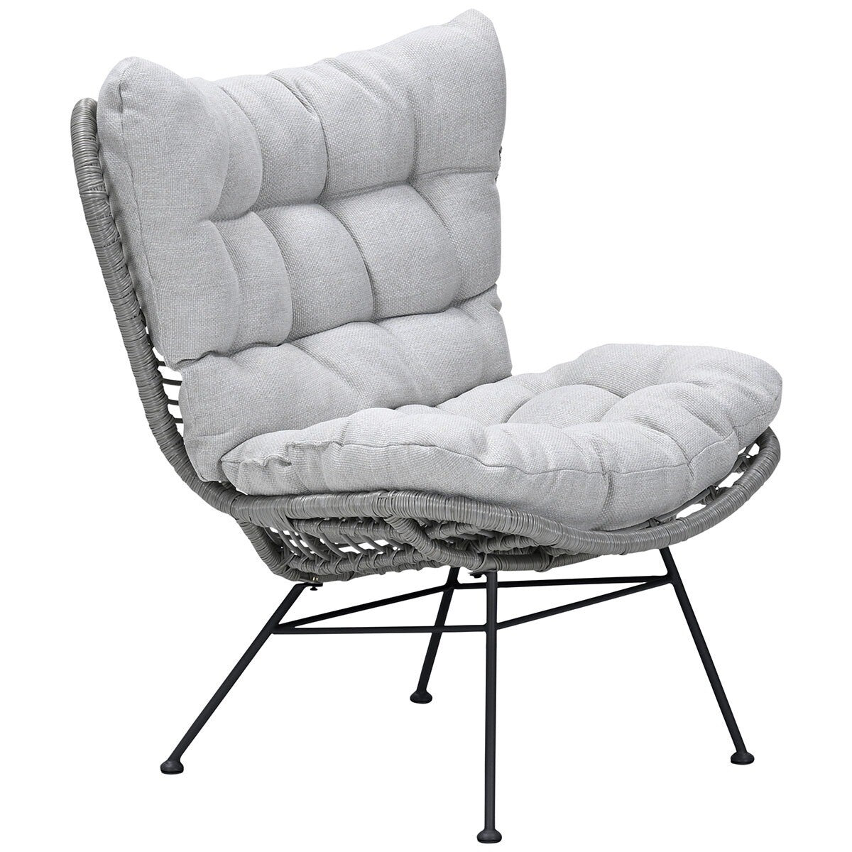 Garden Impressionsrelax fauteuil Melfort grey sand