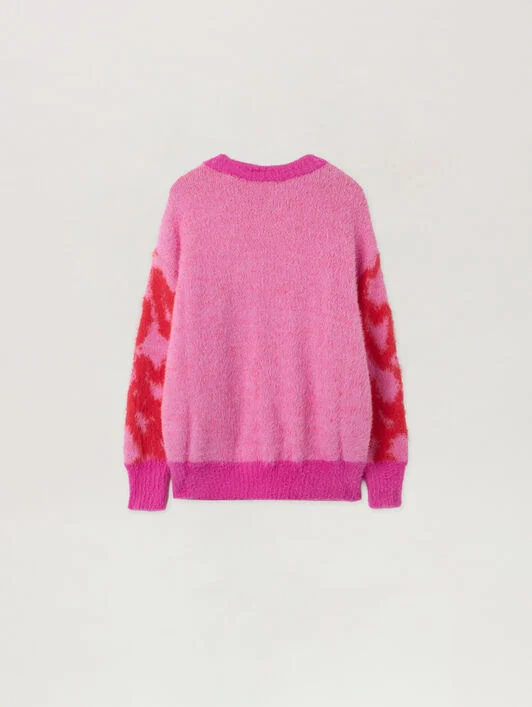 Spray Hearts Sweater
