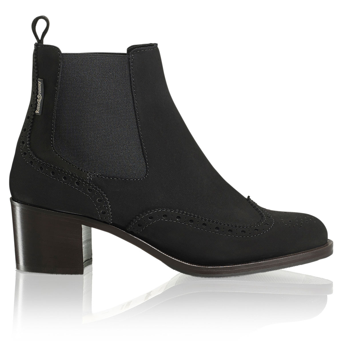 Russell & Bromley CAVENDISH Block Heel Chelsea Boot