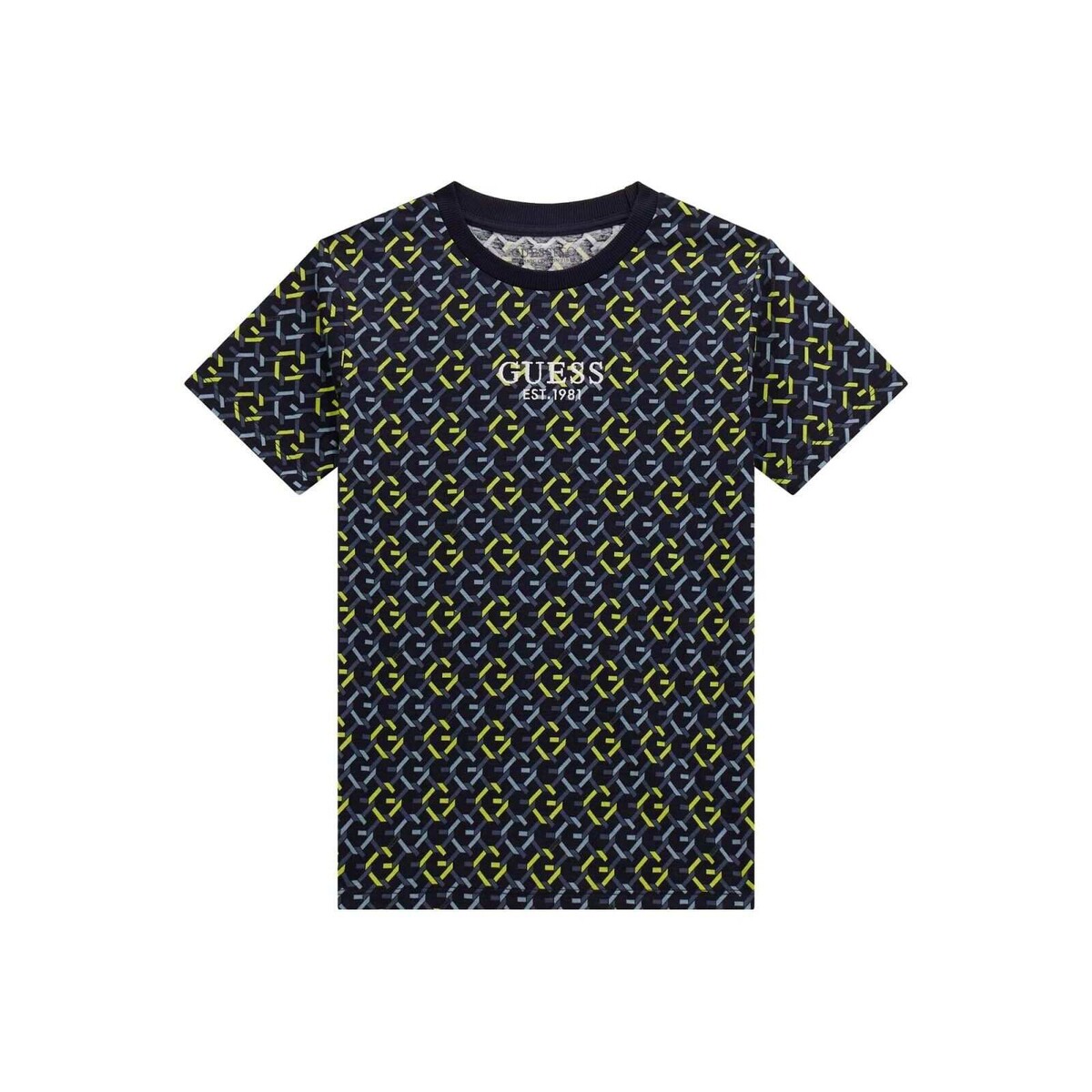 Guess - SS T SHIRT - Marine