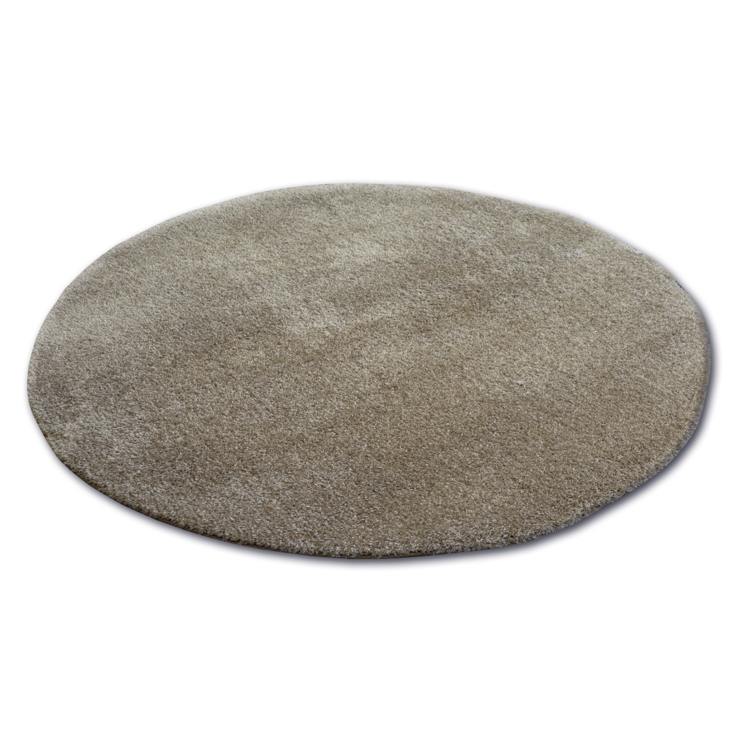 Dywan SHAGGY MICRO c.beż koło 100 cm