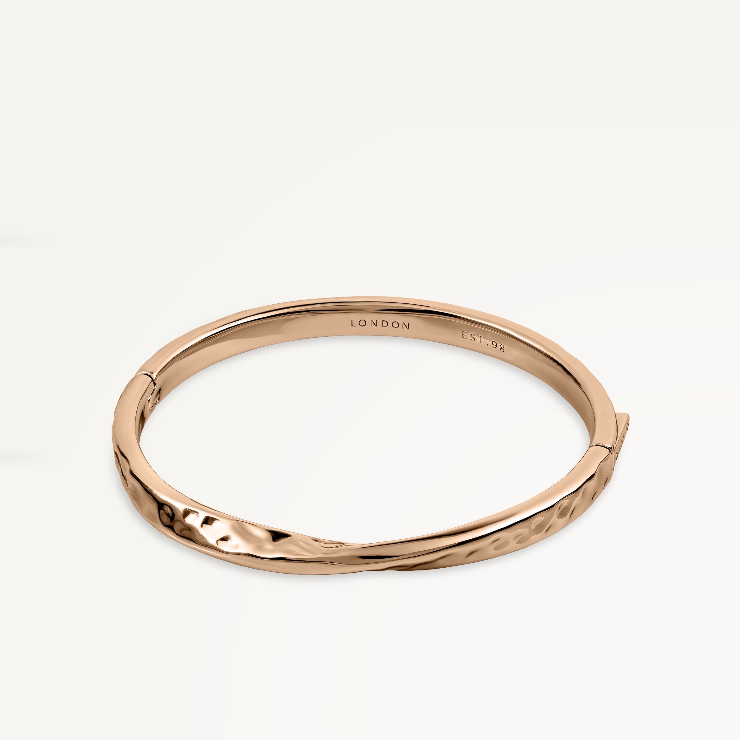 Beaton Close Hammer Effect Bangle - RYJ3487S