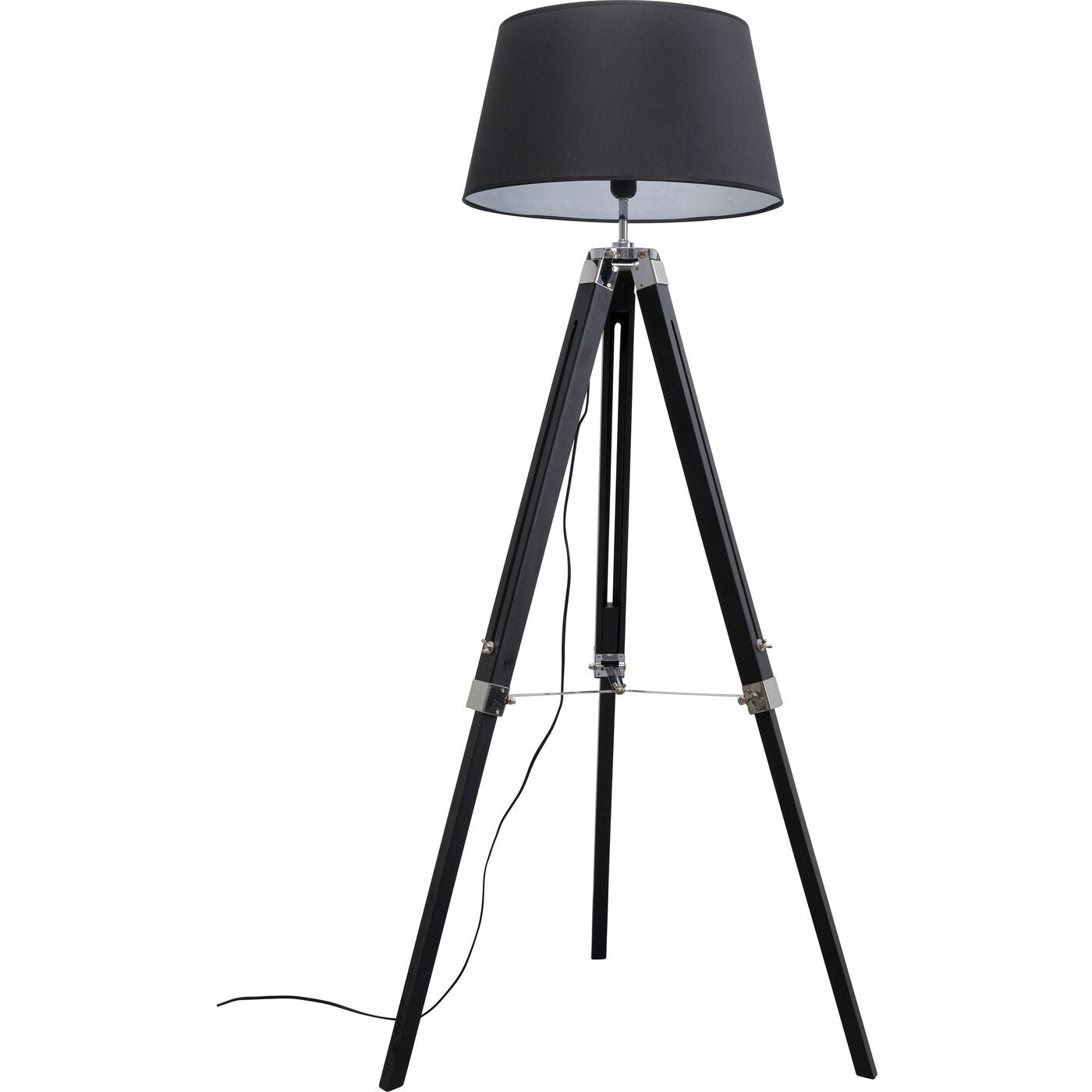 Kare Design Vloerlamp Raquette 144cm zwart