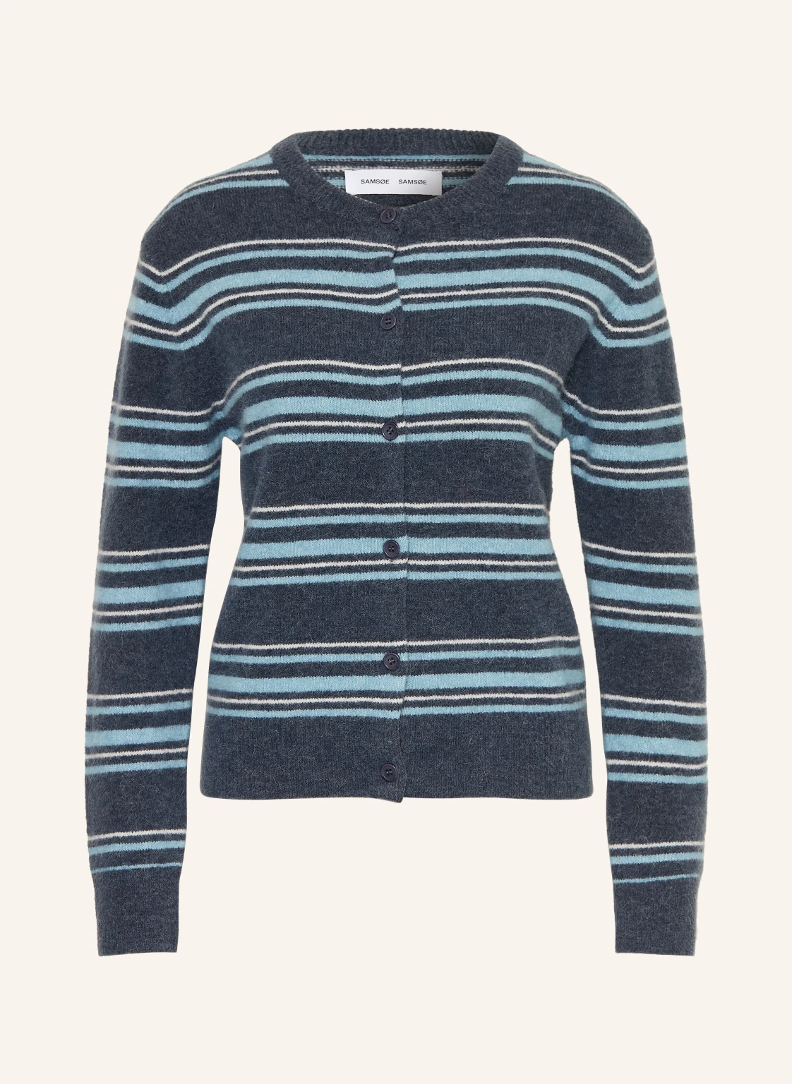 SAMSØE  SAMSØE Strickjacke NOR mit Alpaka
