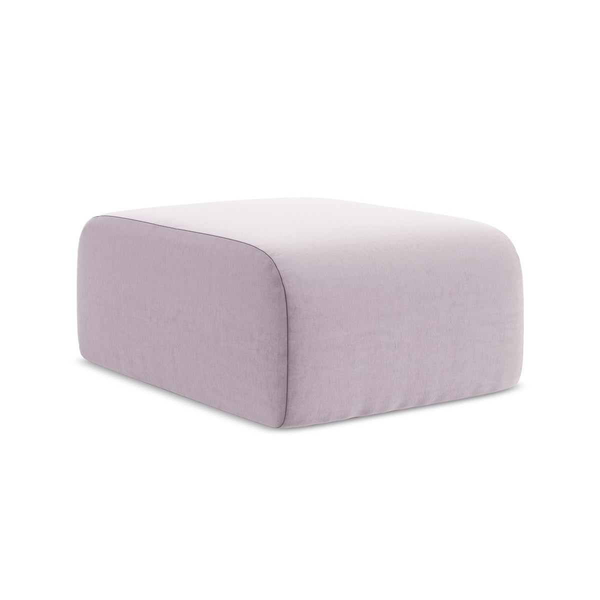 LaMiaSofa Poef Cervo - velours - lavendel - 72x94x42