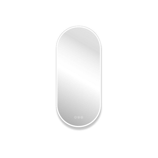Miroir LED ovale avec rétroéclairage NUVIA
