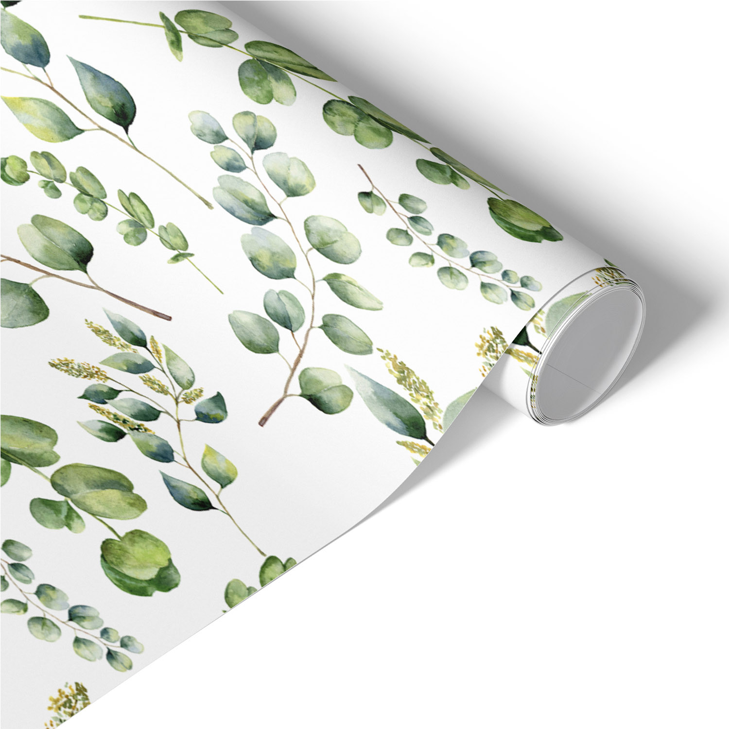 Okleina na meble Botaniczny wzór 50x100 Folia samoprzylepna Liście