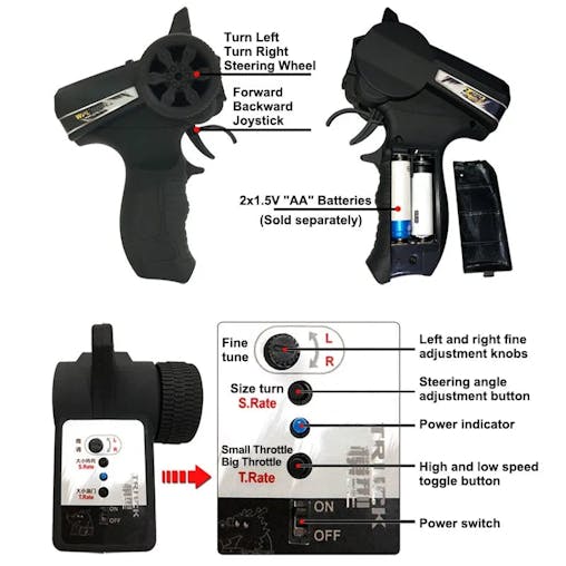 NNEOBA RC Drift Pickup Truck LED Lights