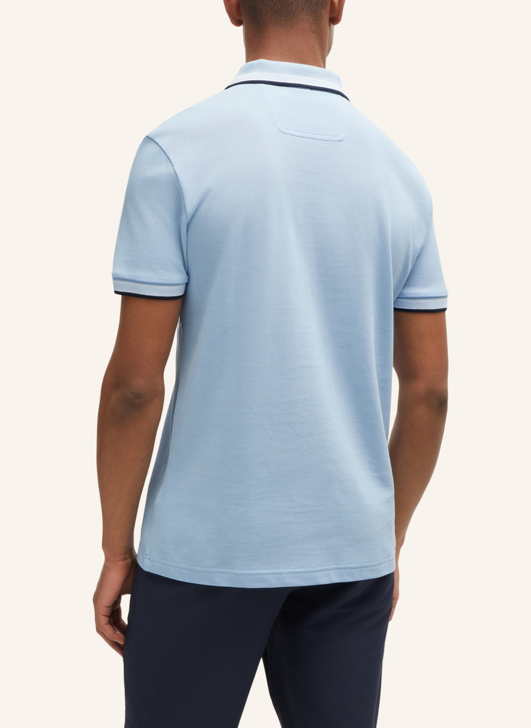 BOSS Piqué-Poloshirt PADDY CURVED Regular Fit