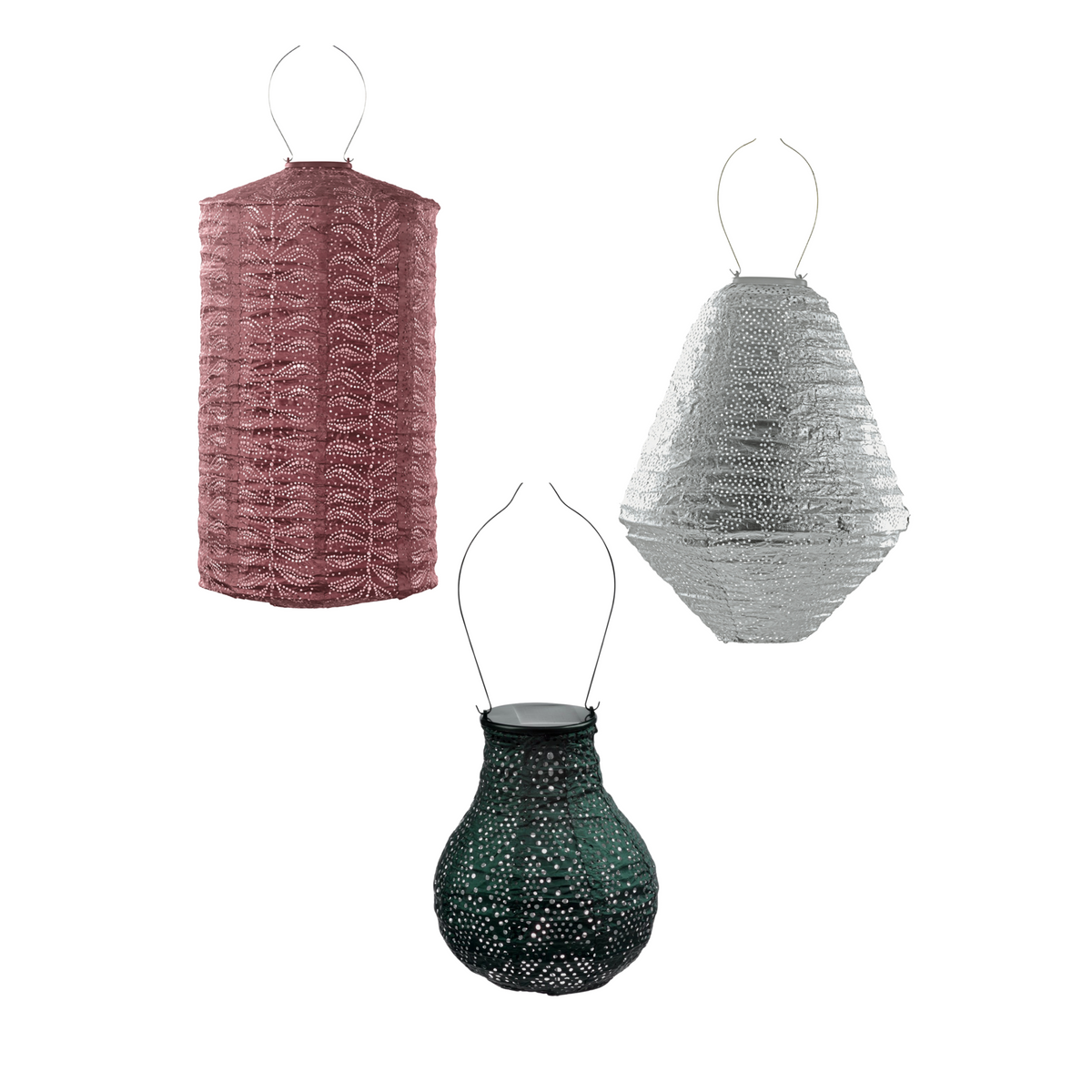 Lumiz solar lampion - gondolfo set - 3 stuks