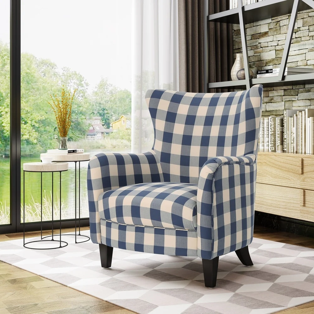 Arabella Farmhouse Fabric Club Chair by Christopher Knight Home