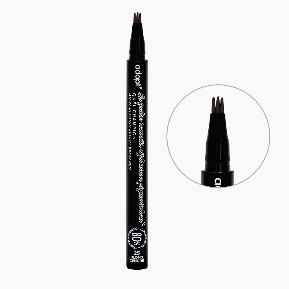 Quel champion !Le feutre sourcils effet micro pigmentation - Taupe