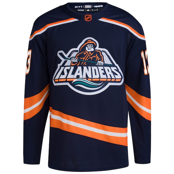 Mathew Barzal New York Islanders adidas Reverse Retro 2.0 Authentic Player Jersey - Navy