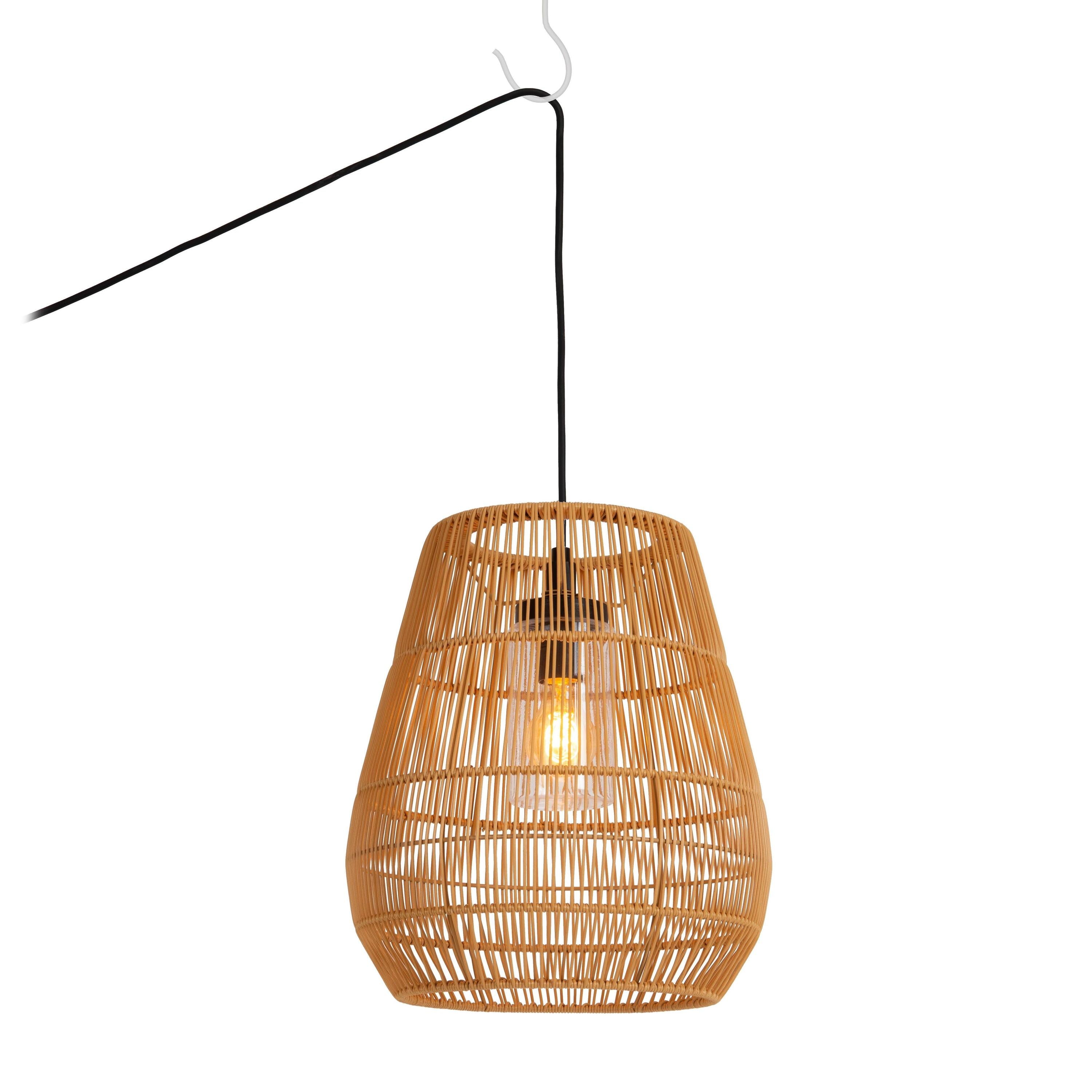 Nerida hanglamp buiten IP44 naturel