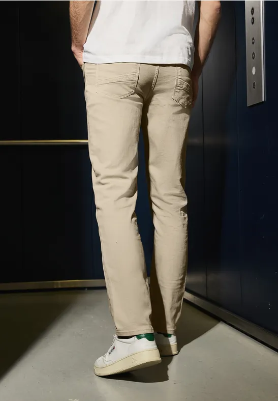 Coloured Straight Leg Jeans