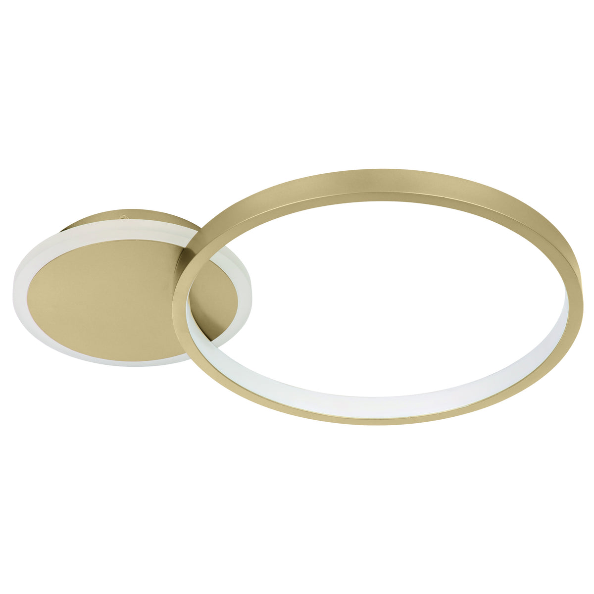 EGLO plafondlamp Gafares - led - 40,5 cm - goud/wit - dimbaar