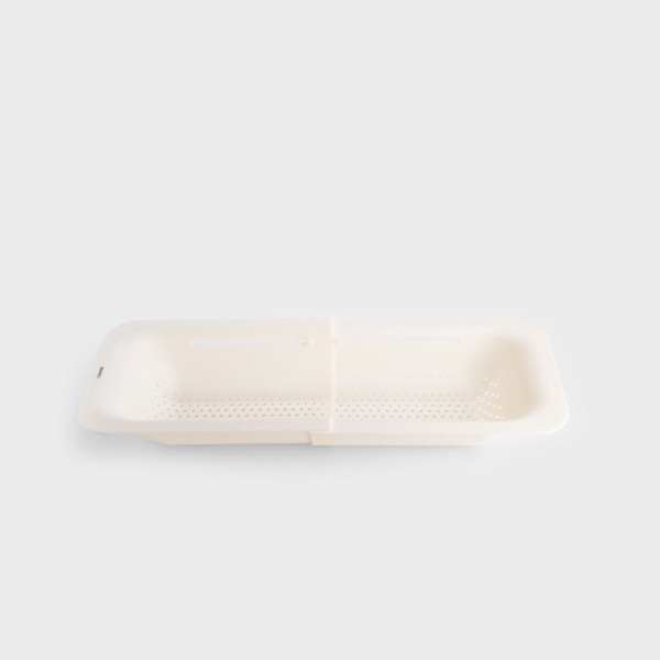 Durszlak EASY COOK kuchenny śmietankowy 37x20 cm HOMLA