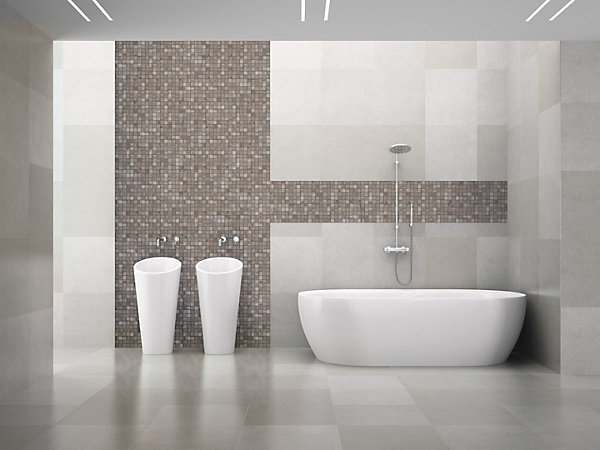 DECORA MOSAICOS Boite de carrelage mosaïque FOREST Beige 29x29 cm