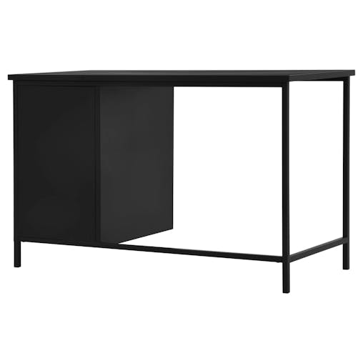 NNEVL Desk with Drawers Industrial Black 120x55x75 cm Steel