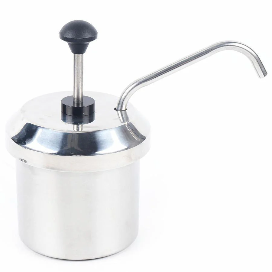 2.6 Qt Melted Butter Dispenser Nacho Cheese Warmer Popcorn Condiment Melter Warmer Pump Dispenser Nacho Cheese Sauce Melter Pump W/Heated Spout