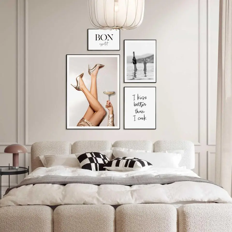 Set poster met lijst - Vier het moment