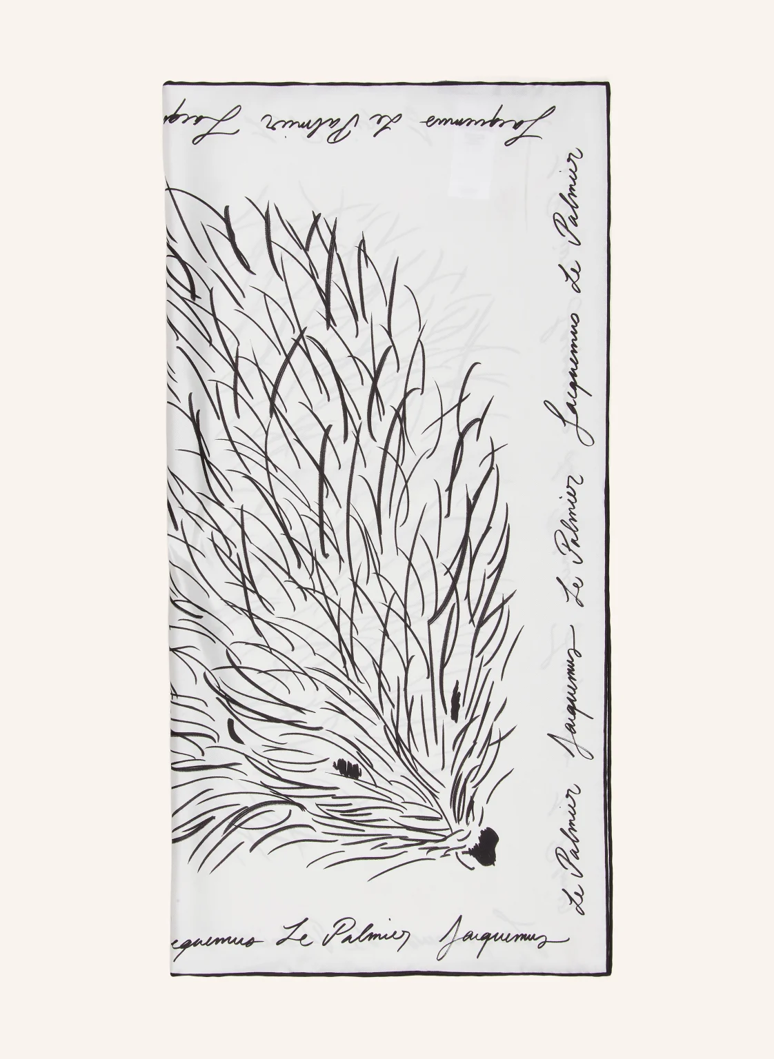 JACQUEMUS Seidentuch LE FOULARD HERISSON