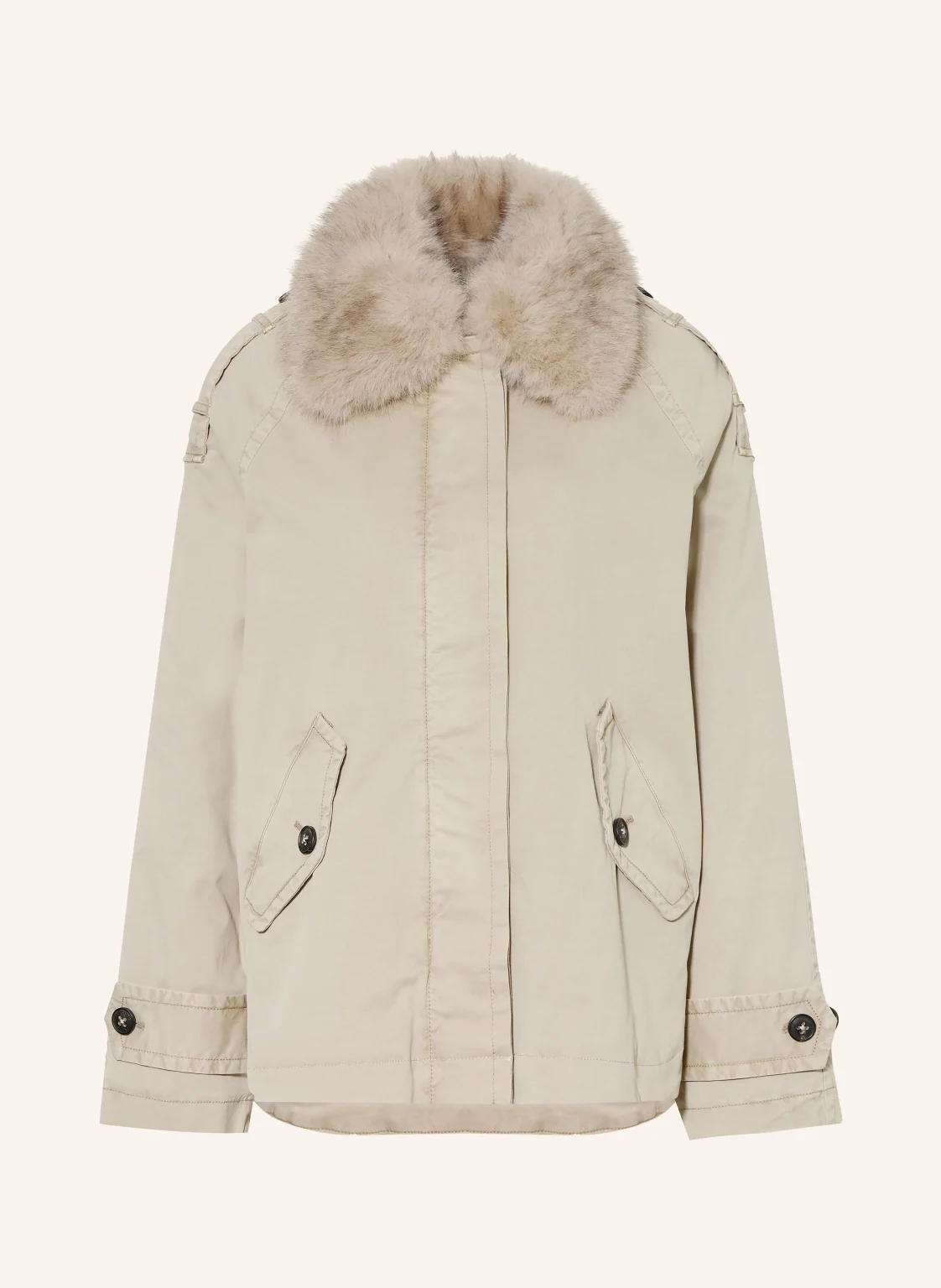 BLONDE No.8 Jacke NATI 316 mit abnehmbarem Kunstfell