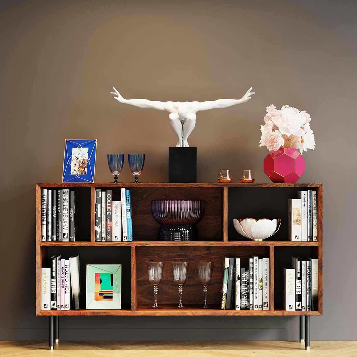 ATHLET - Statuette homme en polyrésine blanche 43x29