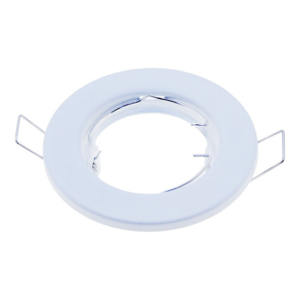 Oprawa wpuszczana oczko okrągła biała 8cm1xGU10x50W IP20 IdeaLED