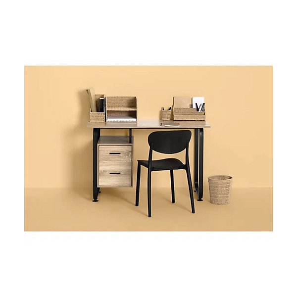 Chaise empilable plastique noir Plasta - 5Five