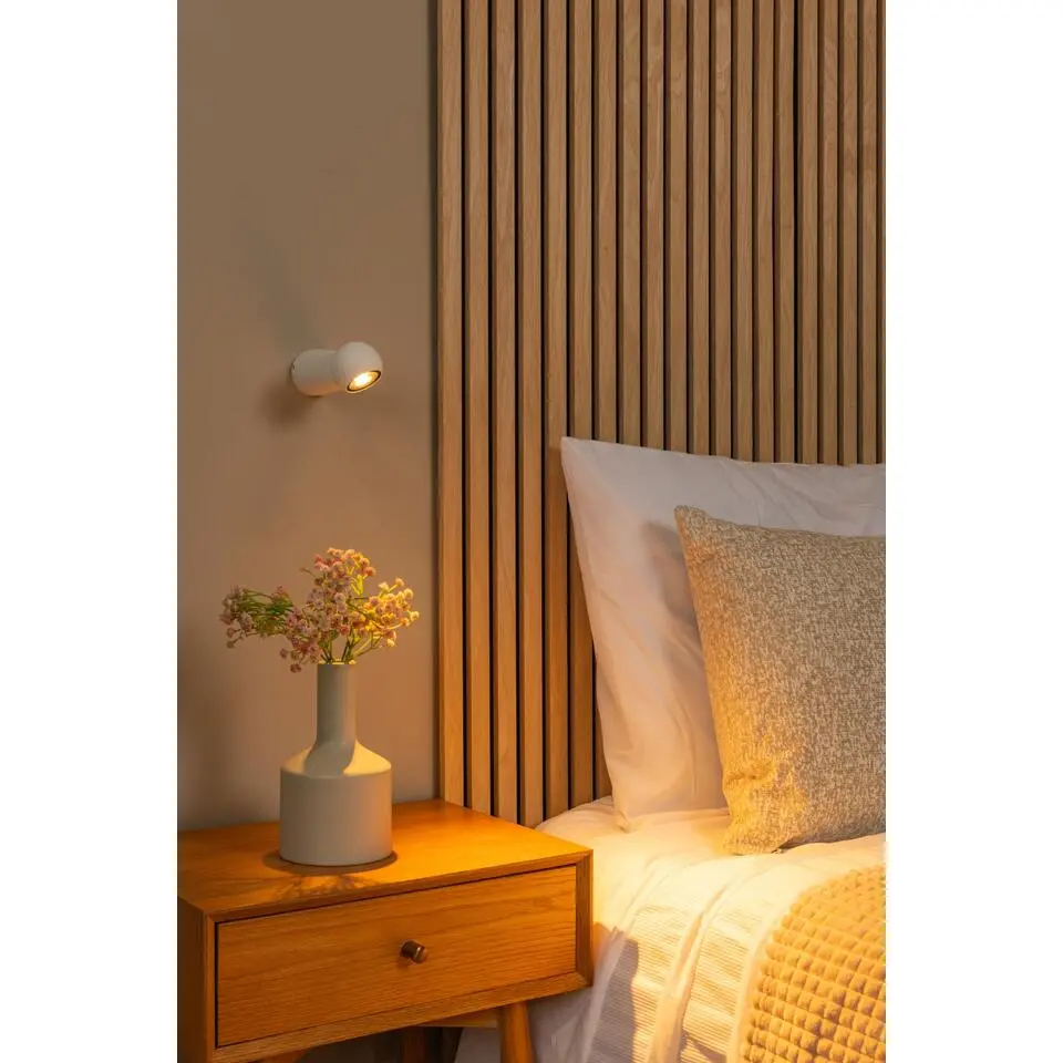 Lucide IPSOS Wandlamp - Wit