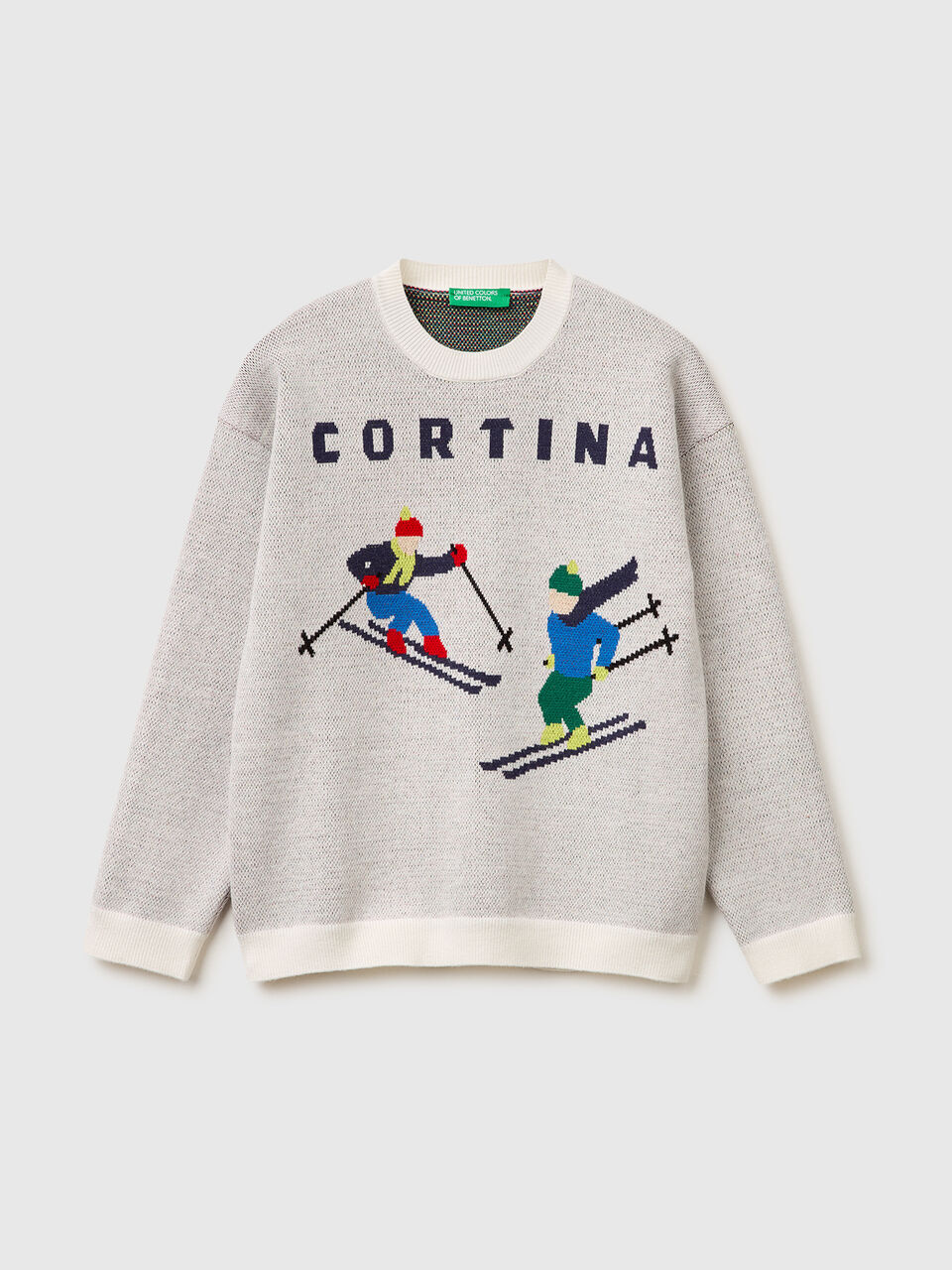 Ski graphic sweater