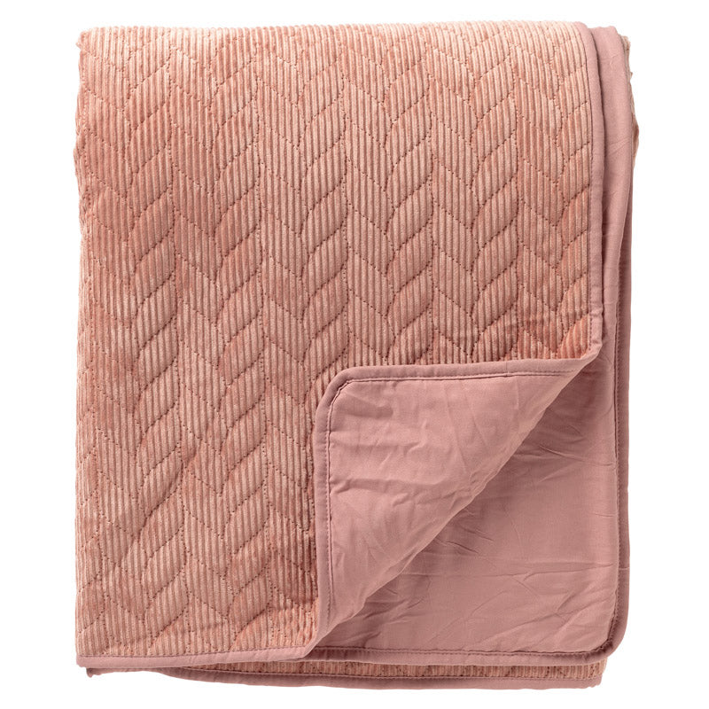 NORALY - bedsprei 240x260 cm - Cork - roze