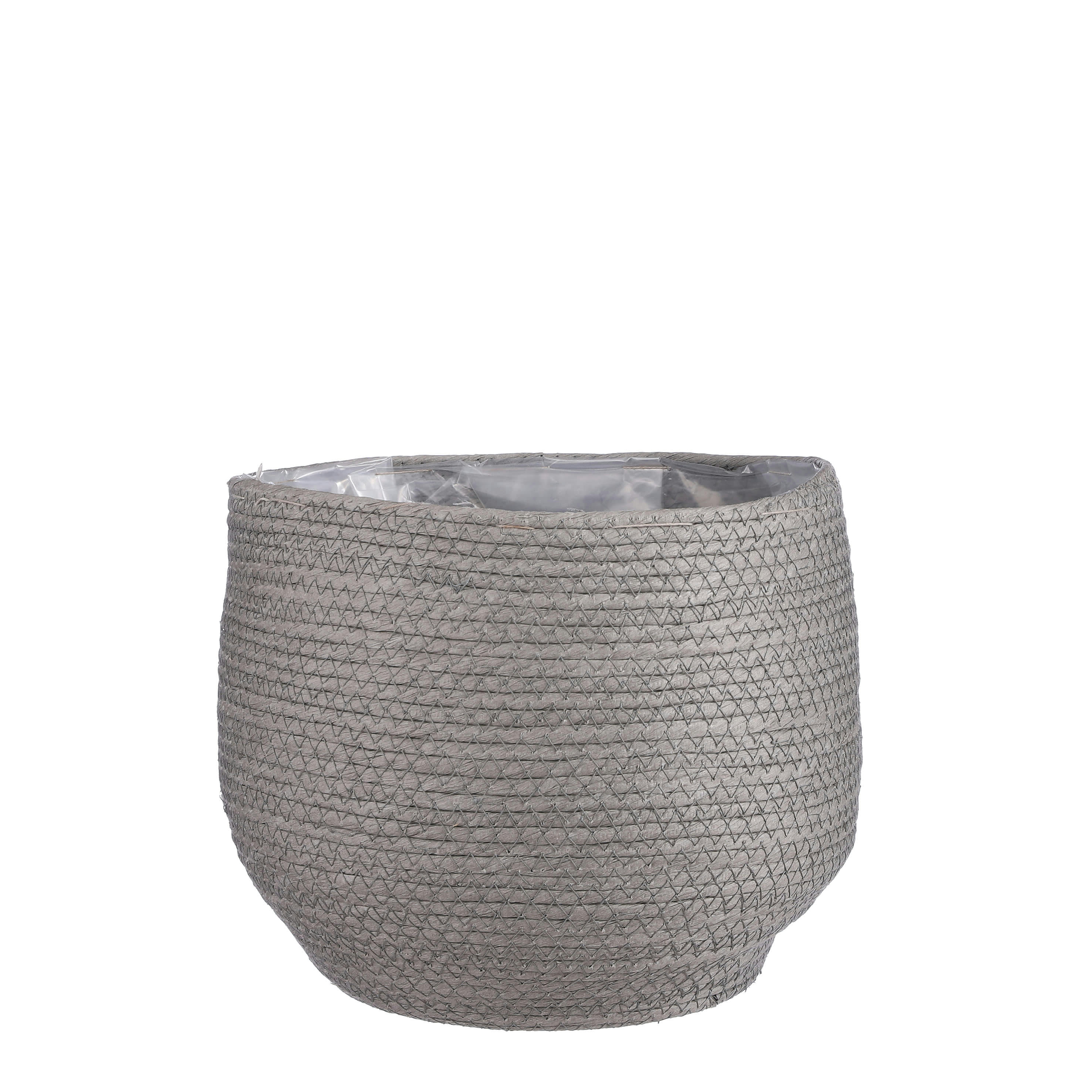 JORCK - Panier à plantes en papier gris D26