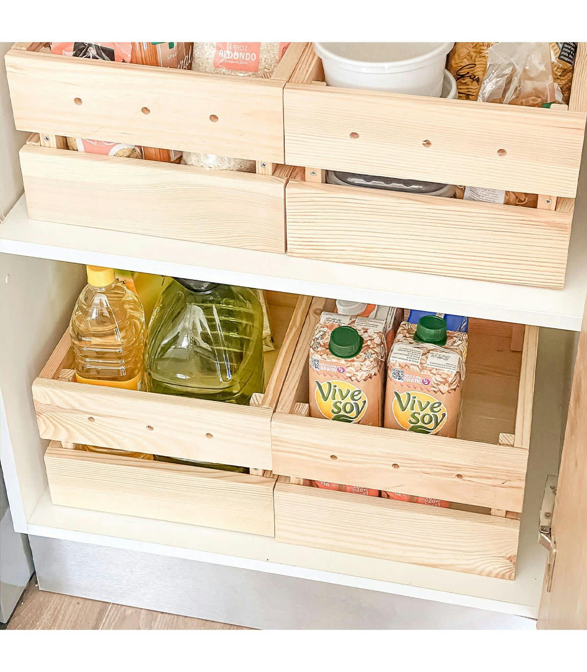 - Caisse modulable en pin massif empilable - P38,4 cm