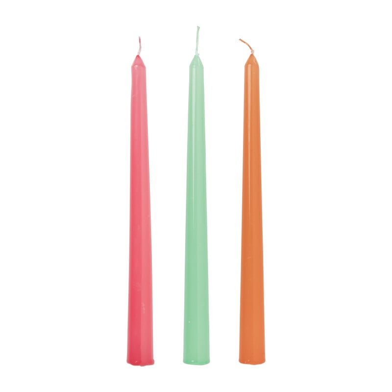 Dinerkaars glans - roze - &Oslash;2x25 cm