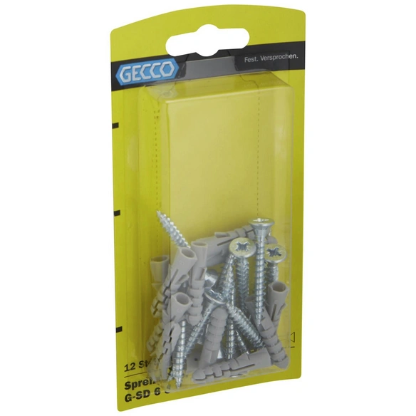 Spreizdübel, G-SD, Nylon, 12 Stück, 6 mm